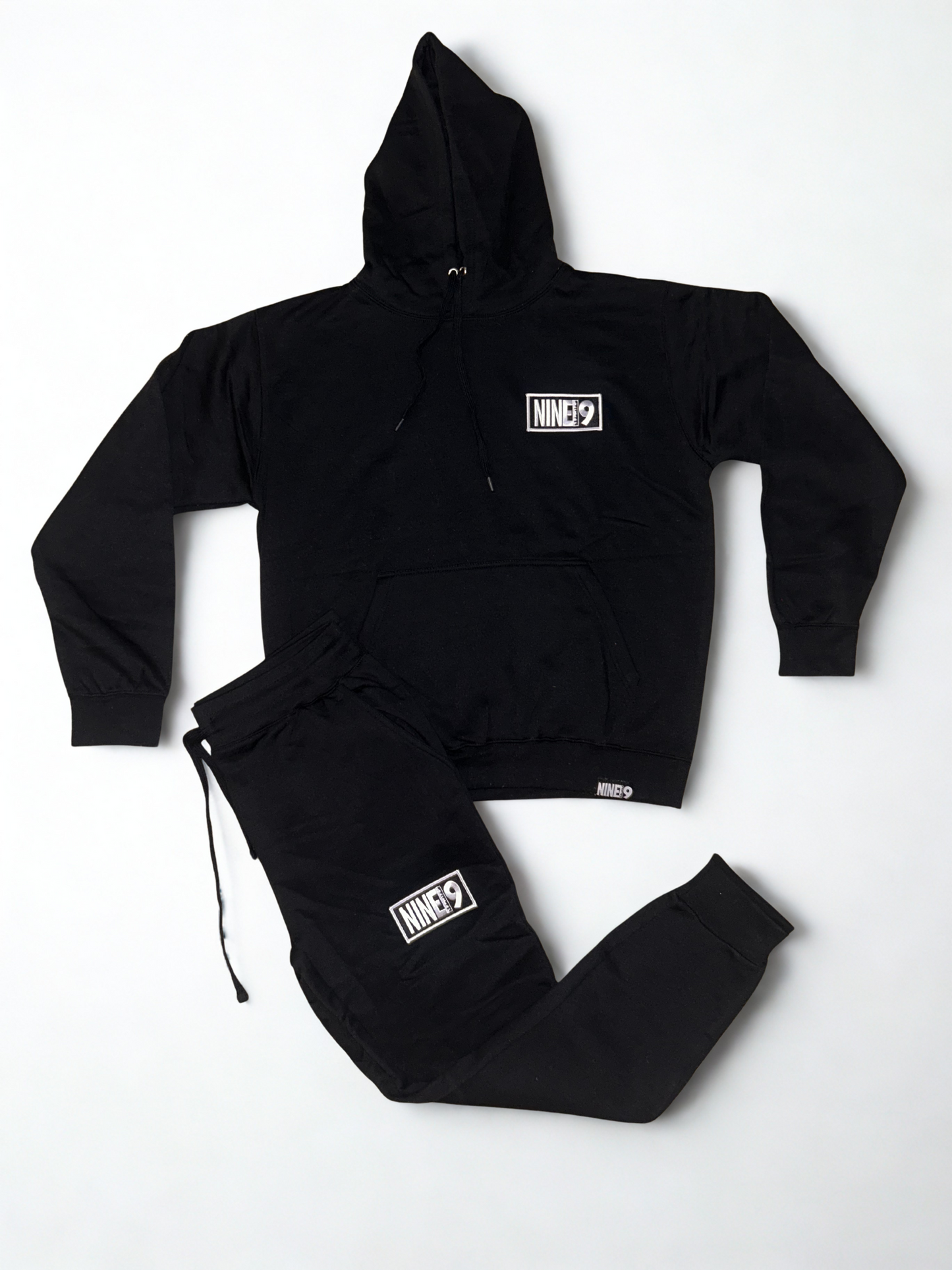 Black NINE19 Patch Sweatsuit