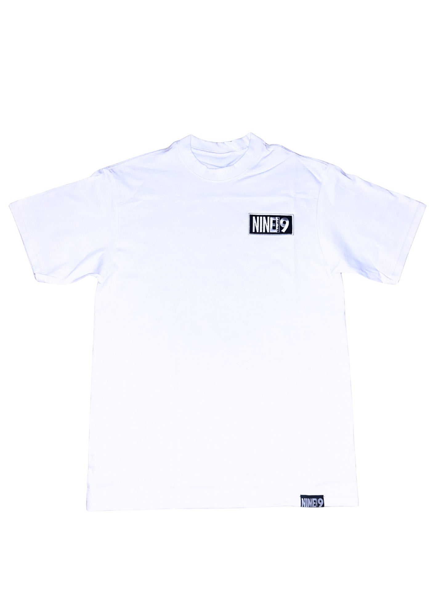 White NINE19 Patch Tee