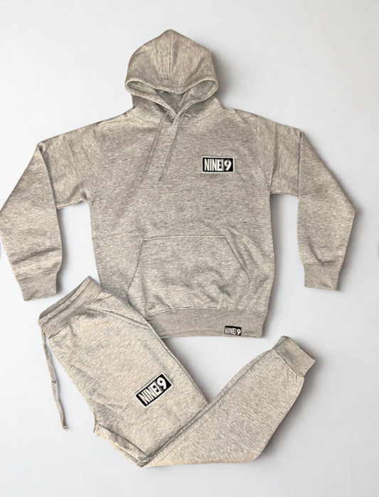 Gray NINE19 Patch Sweatsuit