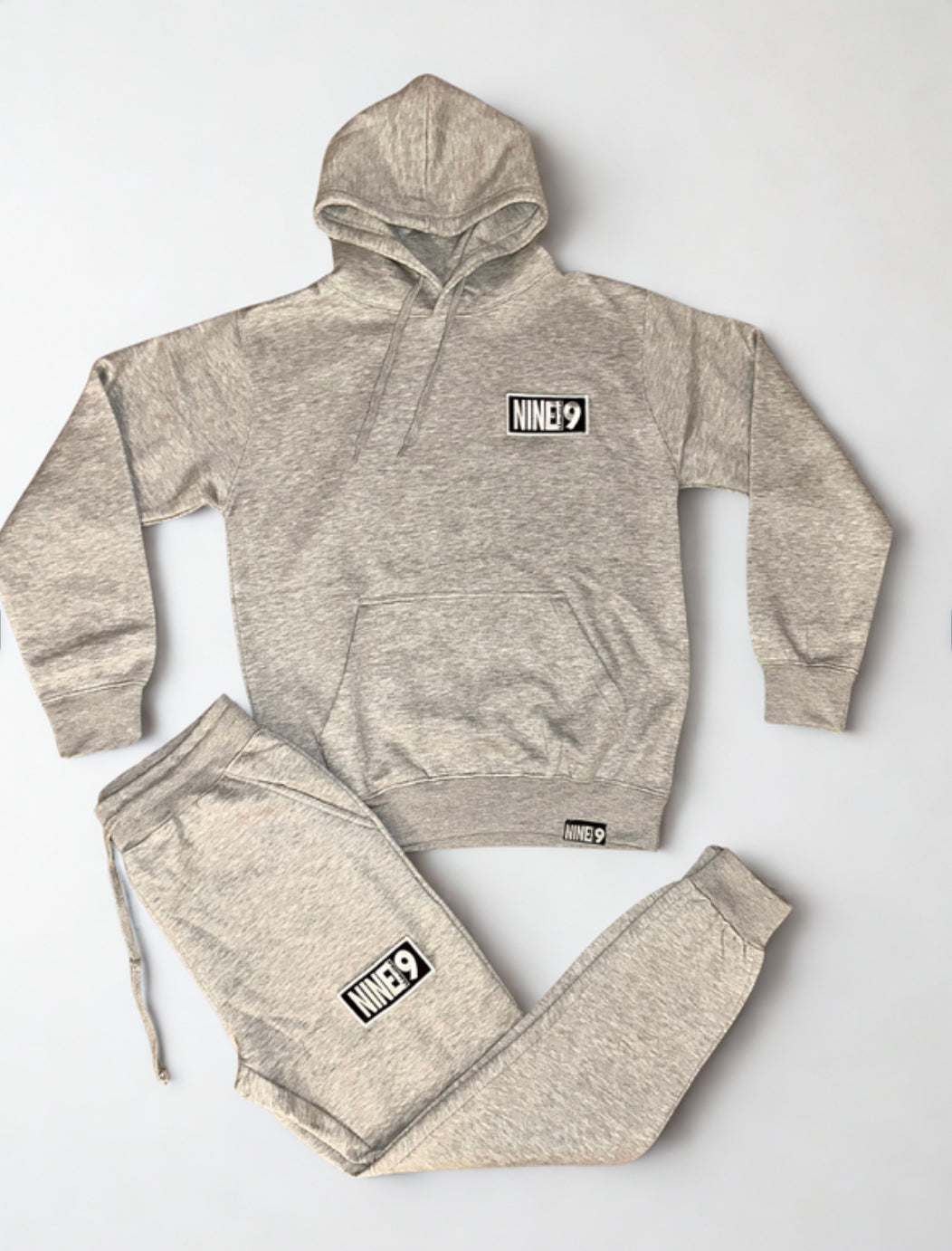 Gray NINE19 Patch Sweatsuit